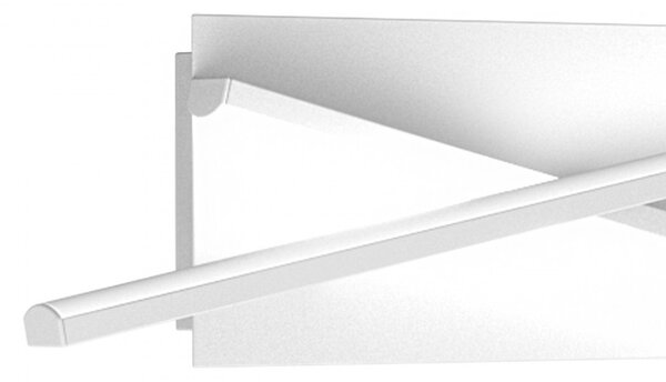 Applique moderno top light dna 1182 35 bi led lampada parete bianca - Top Light