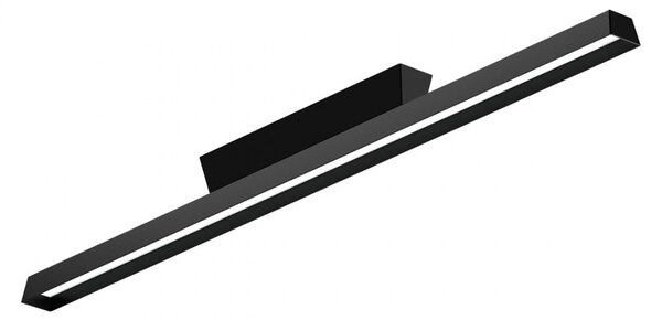 Plafoniera esterno acciaio linea light lira s ip65 31w led 3000°k 4117lm lampada soffitto classica moderna - Linea Light Group