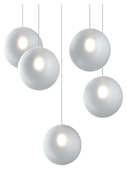Plafoniera moderna top light eclipse 1184bi s5 t bf g9 led vetro lampada soffitto - Top Light