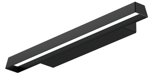 Applique esterno linea light lira 9339 3000k 579lm led ip65 acciaio inox 304 text black r9005 - Linea Light Group