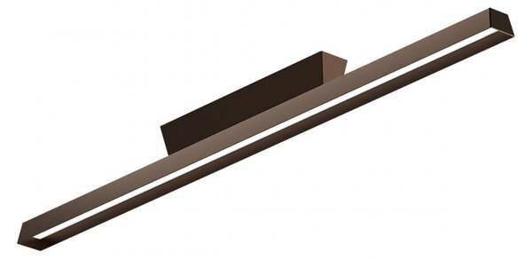 Plafoniera esterno acciaio linea light lira s ip65 31w led 3000°k 4117lm lampada soffitto classica moderna - Linea Light Group