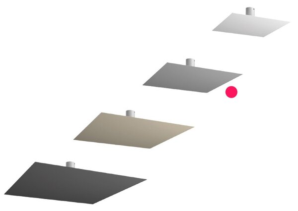 Plafoniera led top light floppy 1185 48 gx53 led lampada soffitto parete moderna - Top Light