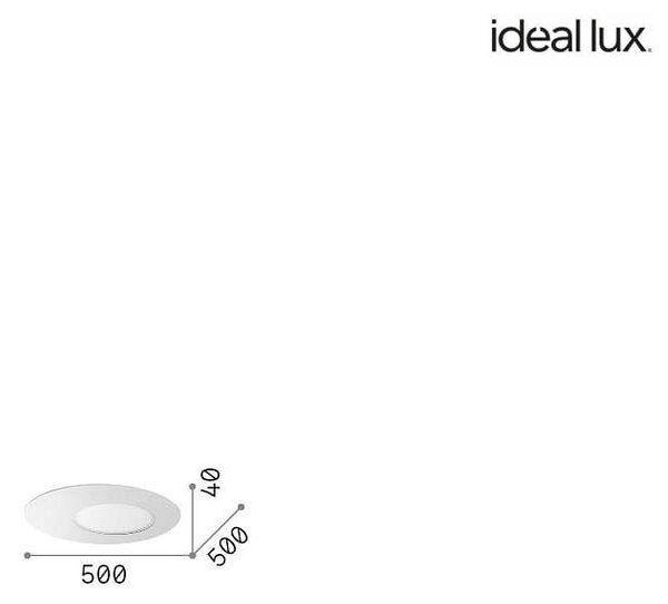 IRIDE PL D50, Plafoniera, Ideal Lux