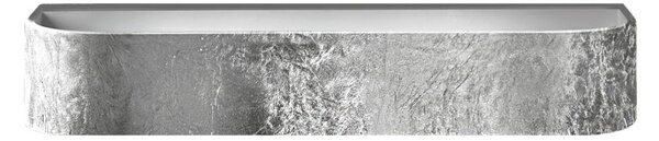 Applique moderno promoingross handles a22 sf led metallo foglia argento lampada parete monoemissione - Promoingross
