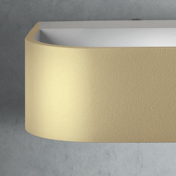 Applique classico promoingross handles a22 mg led metallo oro lampada parete monoemissione - Promoingross