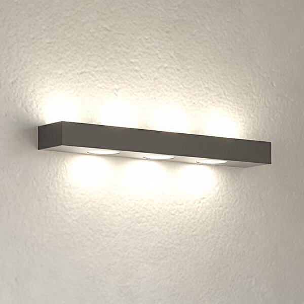 Applique moderna top light beaside 1190 a7 gx53 led metallo biemissione lampada parete - Top Light