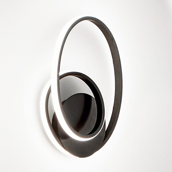 Applique moderna gea luce diva a led alluminio silicone lampada parete - Gea Luce