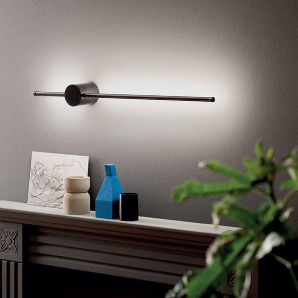 Applique led gea luce enila a titanio 1320lm 3000°k moderna - Gea Luce