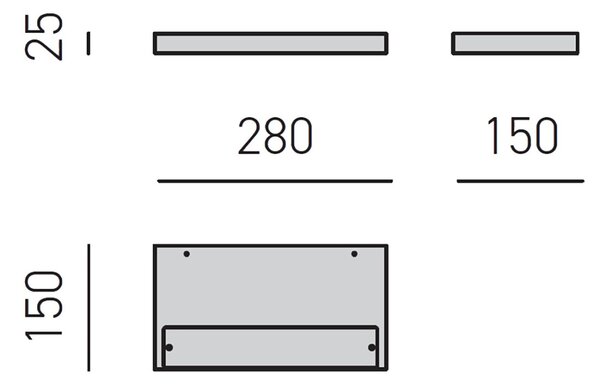 Applique gea luce yoana ag led 2600lm 3000°k 220v ottone lampada parete mensola classica monoemissione - Gea Luce