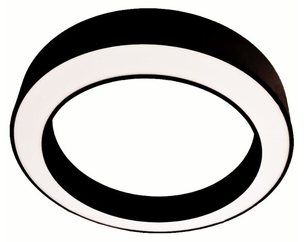 Plafoniera led gea luce flor pp nero 2100lm 3000°k lampada soffitto parete moderna - Gea Luce