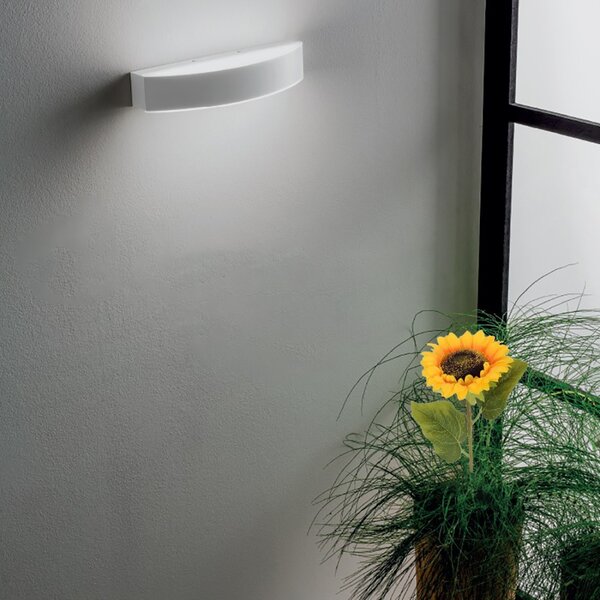 Applique led gea luce gap gap501 bianco lampada parete moderna biemissione modulo led integrato - Gea Luce