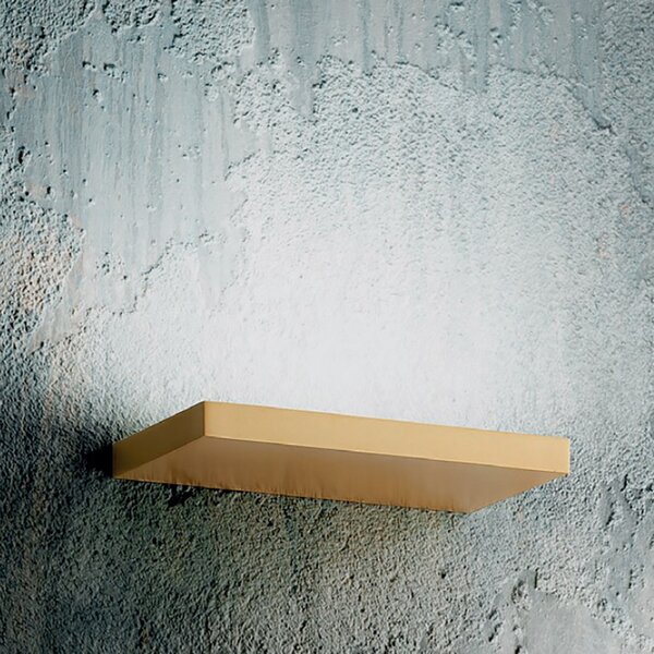 Applique gea luce yoana ag led 2600lm 3000°k 220v ottone lampada parete mensola classica monoemissione - Gea Luce