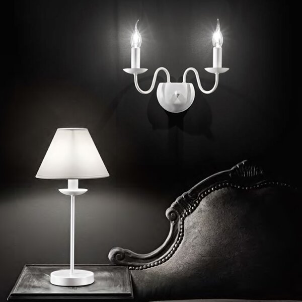 Applique moderno perenz ducale 6266 b e14 led lampada parete - Perenz