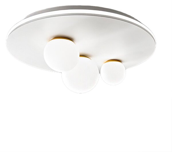 Plafoniera led sfere perenz ball 8004 b lc 2976lm 3000°k lampada soffitto moderna classica - Perenz