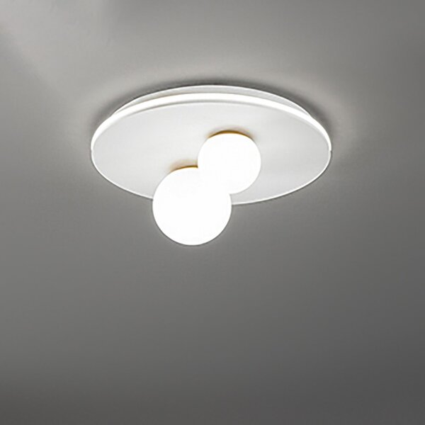 Plafoniera led sfere perenz ball 8002 b lc 2470lm 3000°k lampada soffitto moderna classica - Perenz