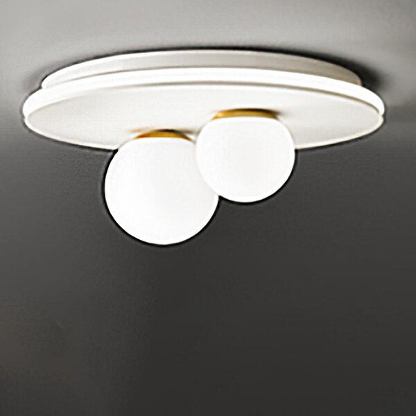 Plafoniera led sfere perenz ball 8002 b lc 2470lm 3000°k lampada soffitto moderna classica - Perenz