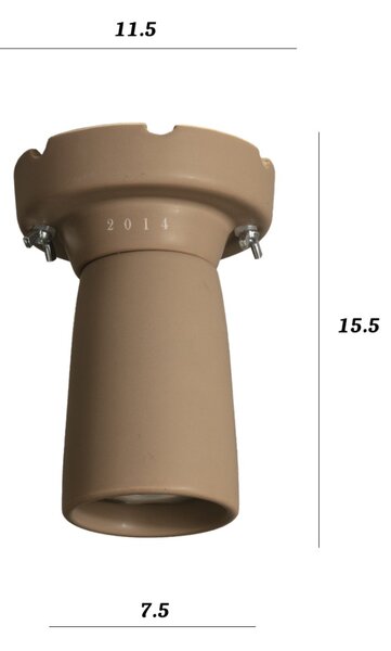 Plafoniera toscot battersea 951 p gu10 led ceramica lampada soffitto artigianale rustica - Toscot