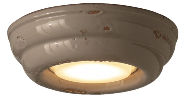 Plafoniera toscot torino 839 51 gx53 led maiolica toscana lampada soffitto artigianale rustica - Toscot