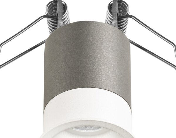 Faretto incasso bianco alluminio gea led gfa1100c led 3000k 230lm spot tondo moderno led integrato - Gea Led