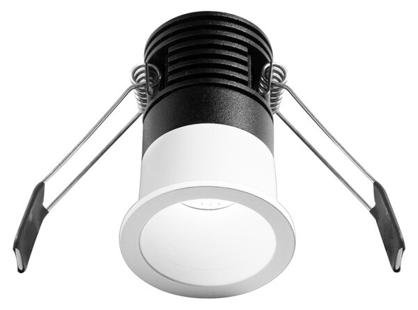 Faretto incasso bianco alluminio gea led gfa1110c led 3000k 400lm spot tondo moderno led integrato - Gea Led