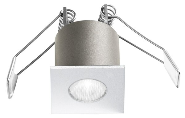 Faretto incasso bianco alluminio gea led gfa1092c led 3000k 230lm spot quadrato moderno led integrato - Gea Led