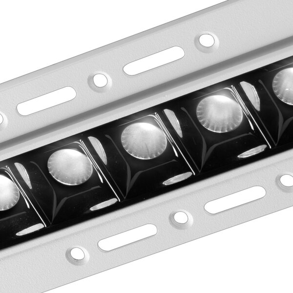 Faretto incasso nero alluminio gea led gfa1130c led 3000k 800lm moderno led integrato - Gea Led