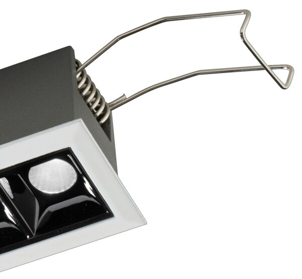 Faretto incasso bianco alluminio gea led gfa1121n led 4000k 1650lm moderno led integrato - Gea Led