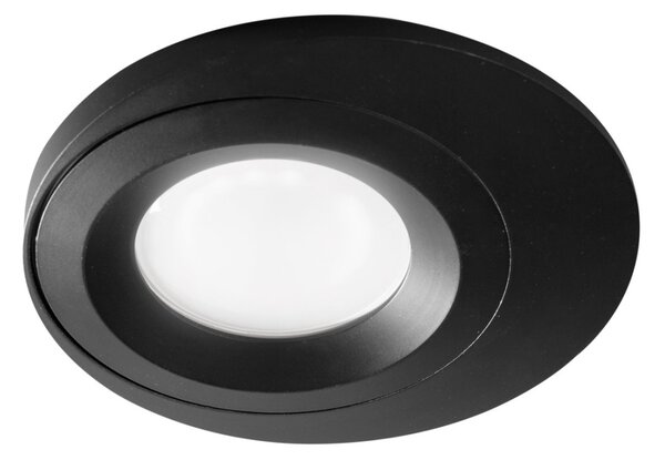 Faretto incasso nero gea led gfa1201 gu10 led ip20 alluminio lampada soffitto tondo - Gea Led