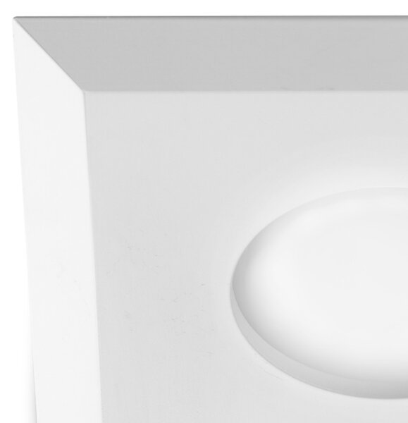 Faretto incasso bianco gea led gfa1190 gu10 led ip20 alluminio lampada soffitto quadrato - Gea Led