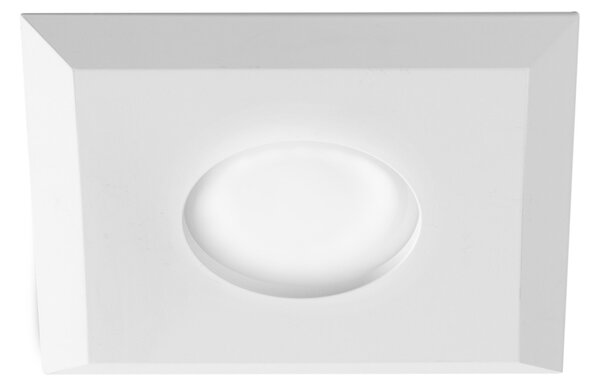 Faretto incasso bianco gea led gfa1190 gu10 led ip20 alluminio lampada soffitto quadrato - Gea Led