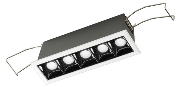 Faretto incasso bianco alluminio gea led gfa1120n led 4000k 830lm moderno led integrato - Gea Led