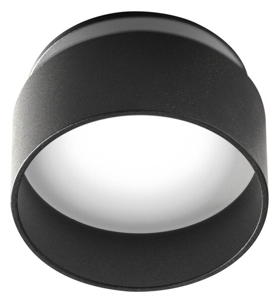 Faretto incasso nero gea led gfa1211 gu10 led ip20 alluminio metacrilato lampada soffitto biemissione - Gea Led