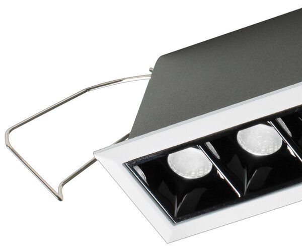 Faretto incasso bianco alluminio gea led gfa1121n led 4000k 1650lm moderno led integrato - Gea Led