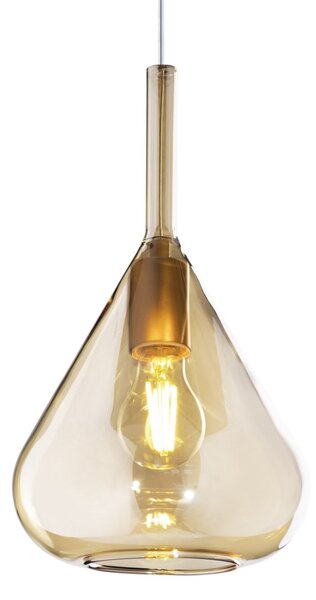 Applique classica top light kona 1177 os a am e27 led lampada parete vetro - Top Light