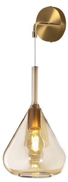 Applique classica top light kona 1177 os a am e27 led lampada parete vetro - Top Light