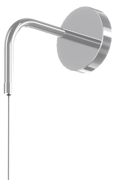 Applique moderna top light kona 1177 cr a ve e27 led lampada parete vetro - Top Light