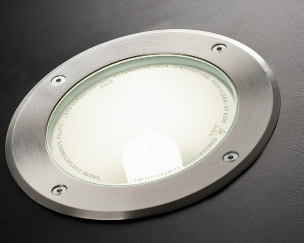 Faretto incasso sovil route 828 09 gu10 led ip65 acciaio incasso terra parete - Sovil Illuminazione
