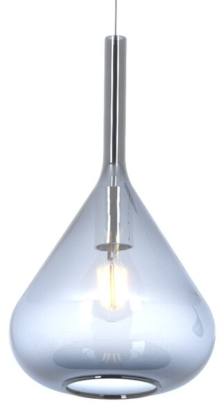 Lampadario top light kona 1177 cr s2 s bl e27 led lampada soffitto moderna - Top Light