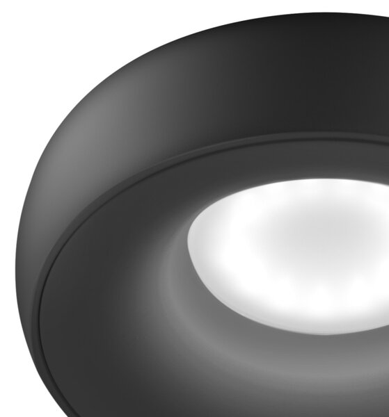 Faretto incasso nero gea led gfa1171 gu10 led ip20 alluminio lampada soffitto tondo - Gea Led
