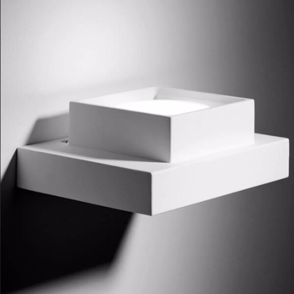 Applique gesso sforzin sibari t379 gx53 led monoemissione lampada parete - Sforzin Illuminazione