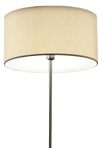 Piantana illuminando cilindro te 43 e27 led metallo tessuto lampada terra classica moderna - Illuminando