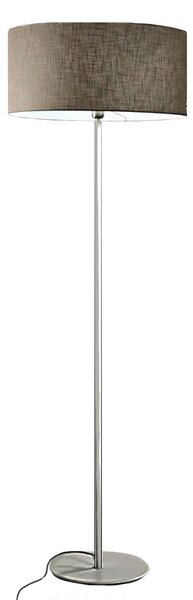 Piantana illuminando cilindro te 58 e27 led metallo tessuto cilindro lampada terra classica moderna - Illuminando