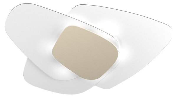 Plafoniera vetro top light strategy 1196 plg e27 led lampada soffitto parete - Top Light
