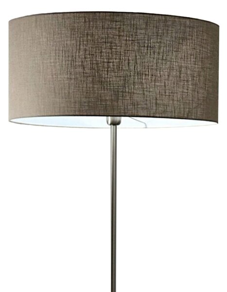 Piantana illuminando cilindro te 58 e27 led metallo tessuto cilindro lampada terra classica moderna - Illuminando