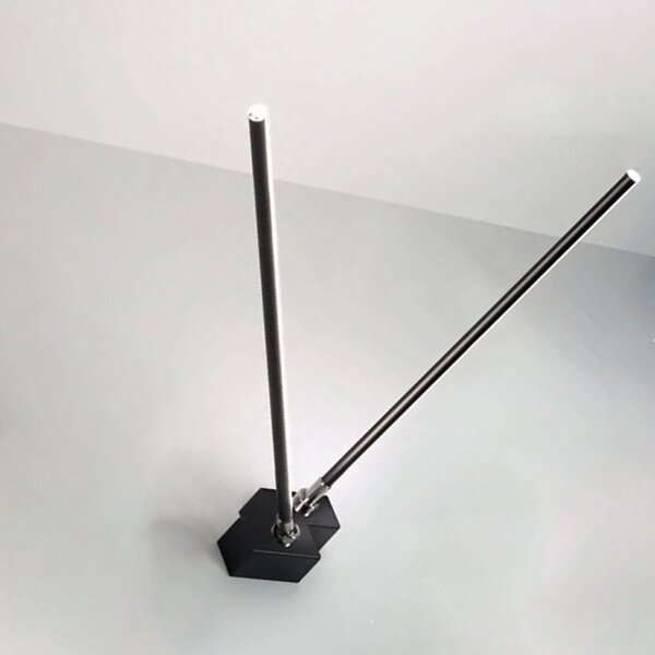 Plafoniera led cattaneo lucilla 905 pa2 60 80 100 3000k nero lampada parete moderna orientabile modulo led integrato - Cattaneo Illuminazione