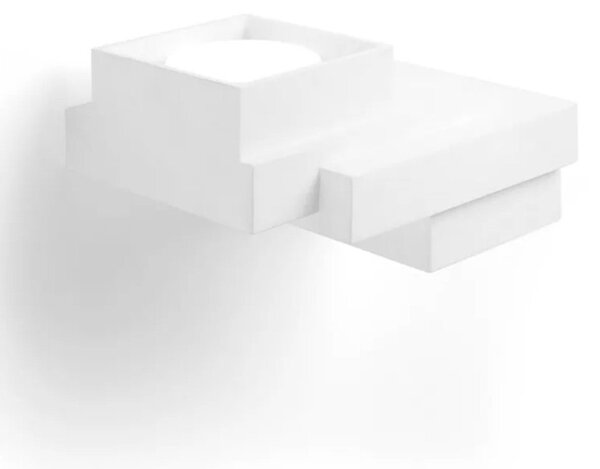 Applique gesso sforzin sibari t380 gx53 led biemissione lampada parete - Sforzin Illuminazione