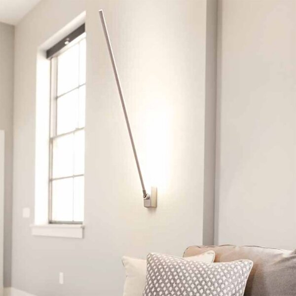 Applique led cattaneo lucilla 905 100 pa 1 3000k lampada parete moderna orientabile modulo led integrato - Cattaneo Illuminazione