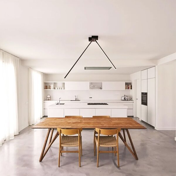 Plafoniera led cattaneo lucilla 905 60+80 pa ne 3000k lampada parete moderna orientabile modulo le integrato - Cattaneo Illuminazione