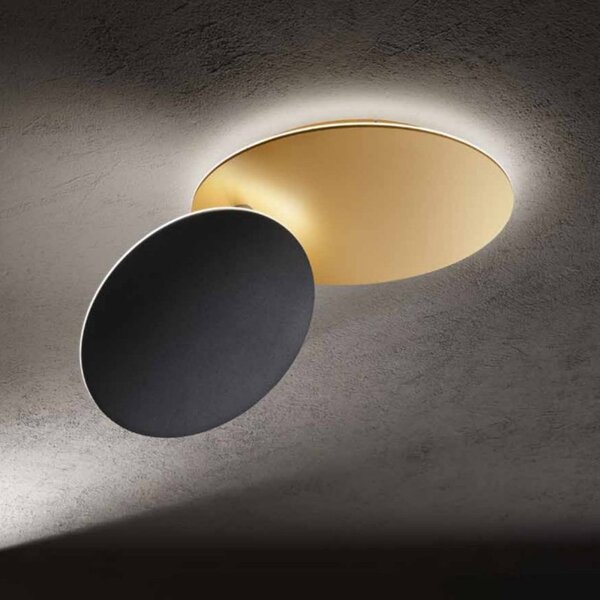 Plafoniera moderna perenz illumina drum 8230 or led alluminio acrilico orientabile lampada soffitto - Perenz