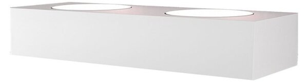 Applique moderno top light area 1127 a2 gx53 led monoemissione lampada parete - Top Light